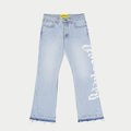Godspeed Printed OG Logo Flared Denim
