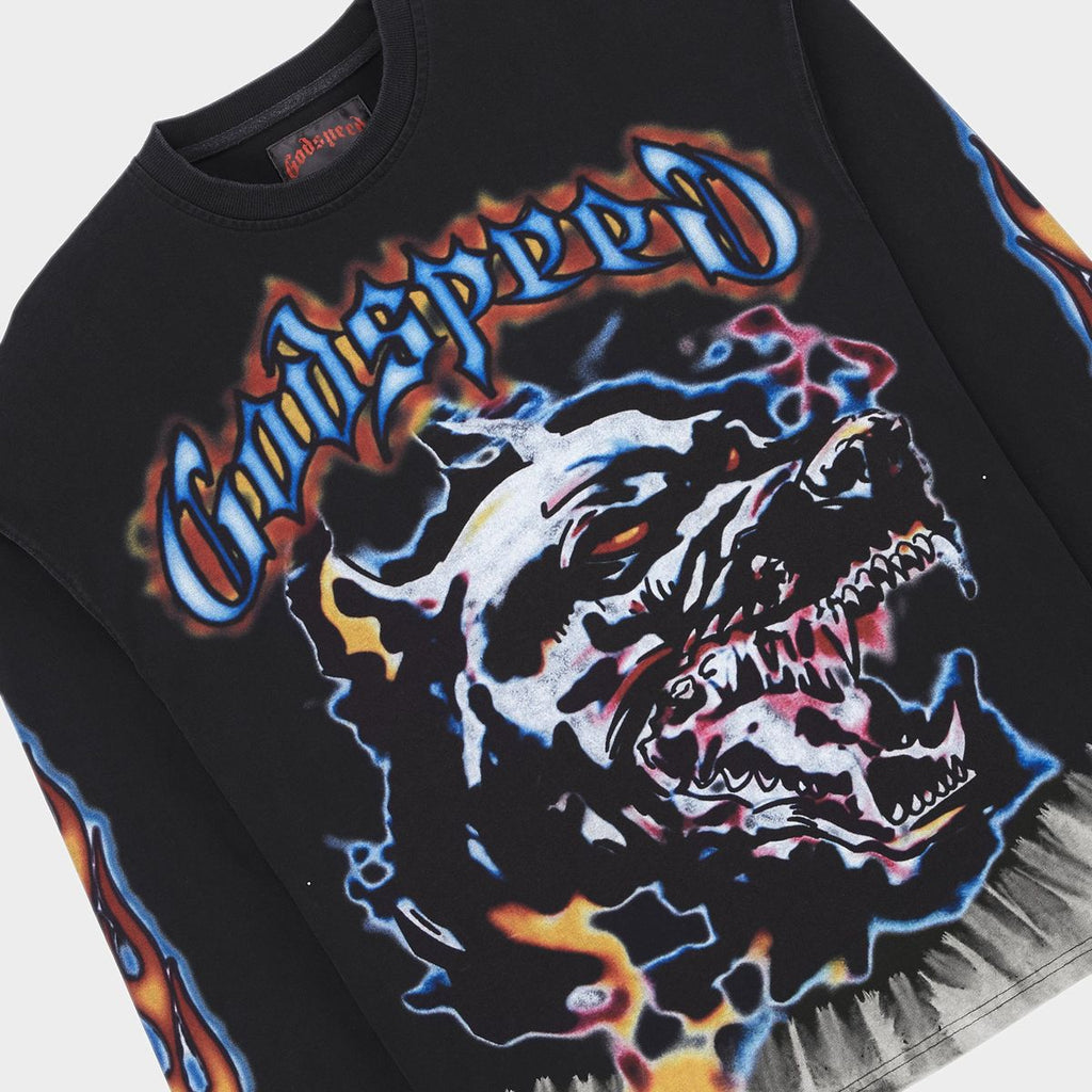 Godspeed Off the Leash LS (Black Wash)