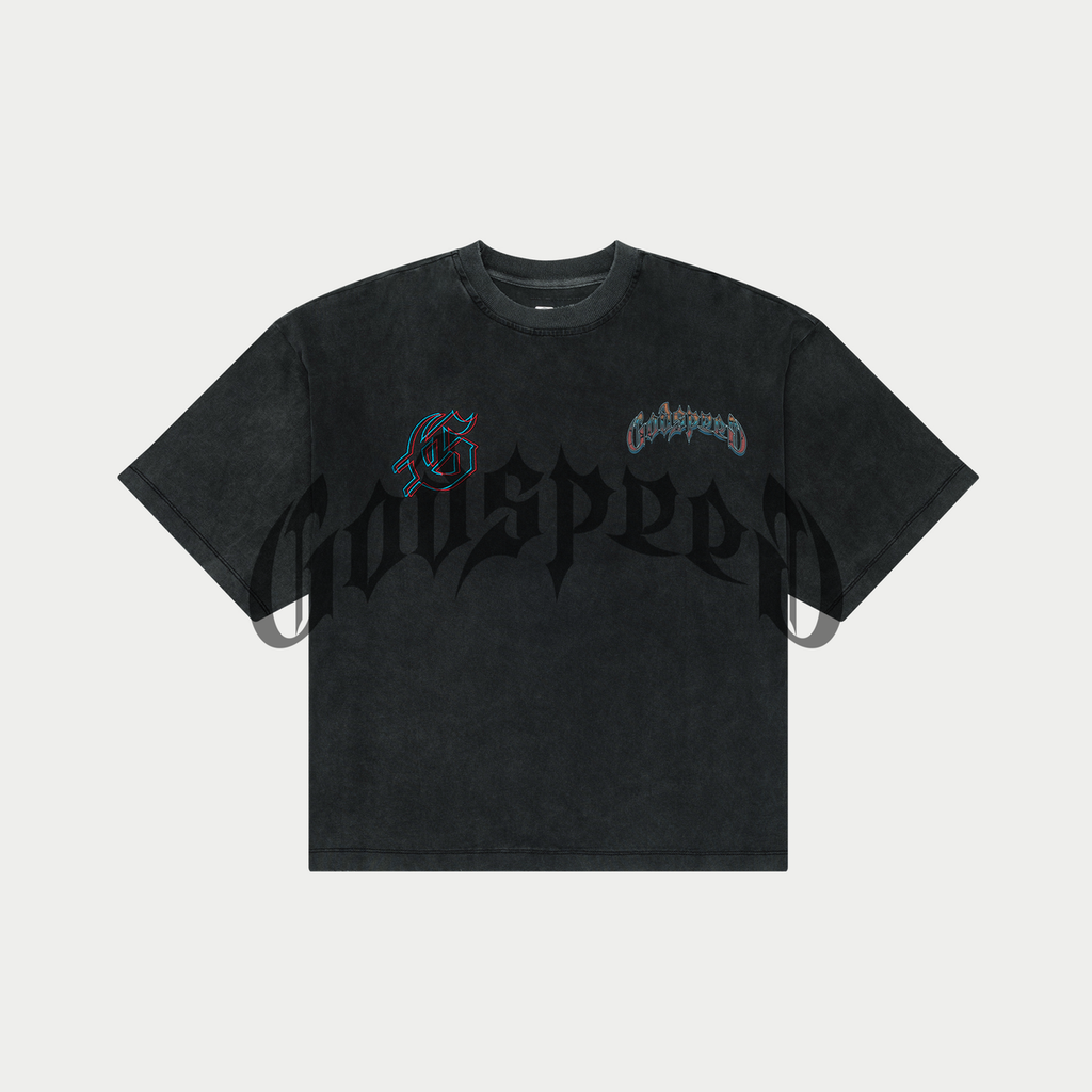 Godspeed “Natural Disaster” Tee – Black Wash